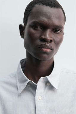 STRIPED OXFORD SHIRT - Zara фото 6