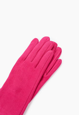 Перчатки из полиэстера с бархатистой поверхностью