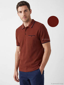 Polo Yaka Erkek Dokulu Ti??rt