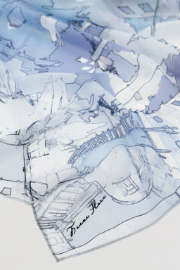 Палантин "Белые ночи"