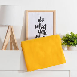 Плед Экономь и Я Лимонный 150*200 см, пл.160 г/м2, 100% п/э