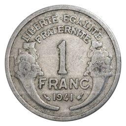 1 франк 1941 года Франция