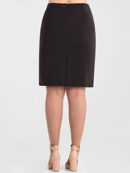 Юбка собственного производства большего размера классическая - Almond фото 3