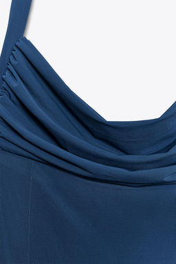 FLOWING HALTER DRESS - Zara фото 16