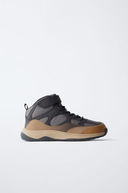BOTIN DEPORTIVO CONTRASTE / Marr?n - Zara фото 3
