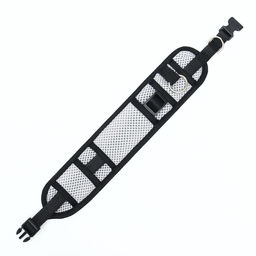 Ошейник дышащий для собак средних и крупных пород, размер М, 34-50 х 6 см, серый - Пижон фото 3