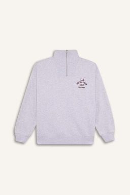 Классический простой свитшот широкого кроя Cool Oversize - Defacto фото 7