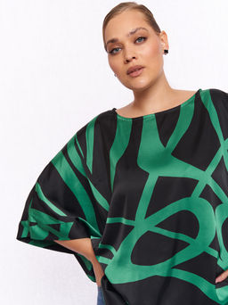 Блузка атласная BL06237ORN43 - Артесса фото 3