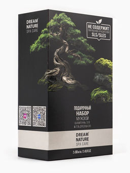 Подарочный набор мужской DREAM NATURE SPA CARE «Японские мотивы», шампунь 500 мл, гель для душа 500 мл