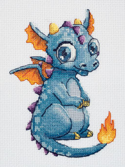 Klart набор для вышивания 8-537 Дракончик 14 х 18 см