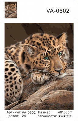 Картина по номерам на холсте и подрамнике 40х50 см