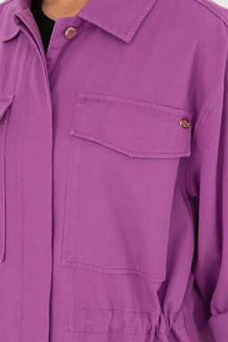 Женская фиолетовая куртка Неожиданная скидка в корзине - U.s. polo assn фото 7