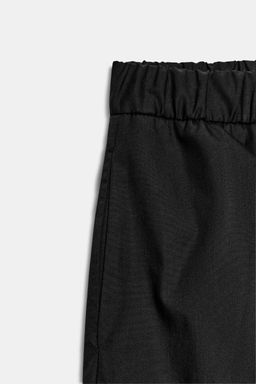 PANTAL?N ANCHO POPEL?N / Negro - Zara фото 9
