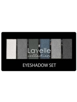 LavelleCollection тени для век 6-ти цветные тон 02 серо-голубой NEW