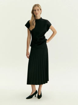 Юбка-плиссе миди, S1066/sirius - Emka фото 2