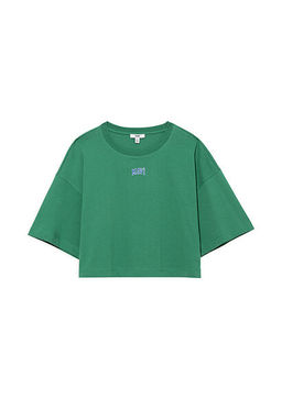 Mavi Logo Bask?l? Yesil Crop Tisort  фото 7