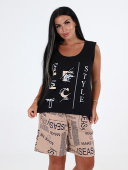 П-209 шорты ПИЖАМА ЖЕНСКАЯ (Бежевый) - А-дина фото 4