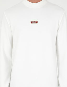 Beyaz Regular Fit Sweatshirt