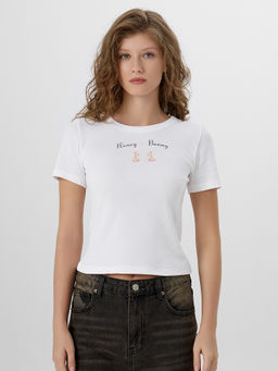 Футболка женская Mark Formelle белая с принтом