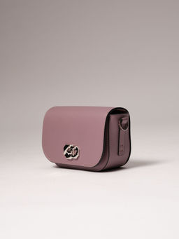 Сумка на плечо кросс-боди Deboro 30879 лиловая тень