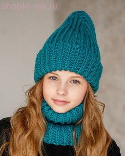 Q 193 D 193 Комплект флис (колпак+снуд) (52-54)