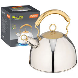 Чайник метал. DJA-3427 (2,5л со свист., капсульное дно) арт. 910070