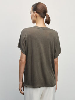 Футболка со спущенным плечом / Zarina  фото 5