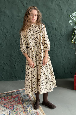 Платье SEPTEMBER104/01/Бежевый, коричневый