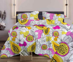 Простыня на резинке 180*200 см, бязь "Комфорт", борт 25 см (Папайя)