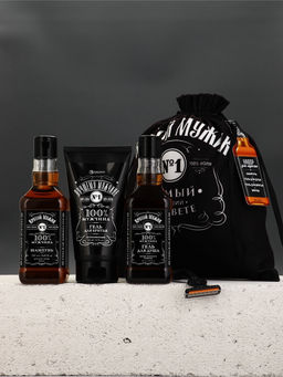 Подарочный набор: шампунь для волос 250 мл, гель для бритья 110 мл, гель для душа 250 мл, Чистое счастье