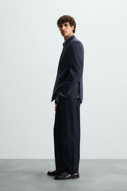 DOUBLE-BREASTED WOOL BLEND BLAZER - Zara фото 13
