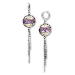 Серьги из муранского стекла