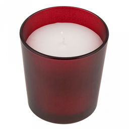 Свеча "Баклажан" д7,8см, h9см, парафин, в стеклянном стакане, глянец, время горения 35 часов (Россия)