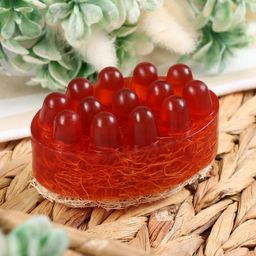 Мыло массажное с люффой Кофе 100 г Добропаровъ коричневый  фото 4
