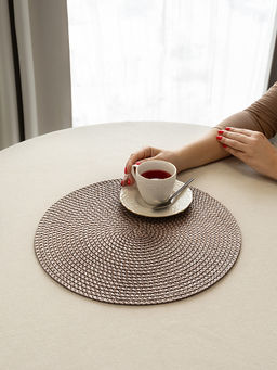 Салфетка сервировочная D38, 1 штука лиловый полипропилен