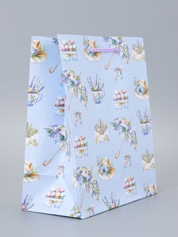 Цена за 2 шт. Пакет подарочный ламинированный Зонтик 18?22.3?10 см