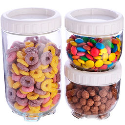 Набор банок для сыпучих 3 шт Lovwish 900 мл 2x450 мл (х24) арт.31204