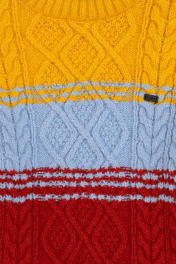 Erkek _ocuk Hardal Bisiklet Yaka Kazak - U.s. polo assn фото 3