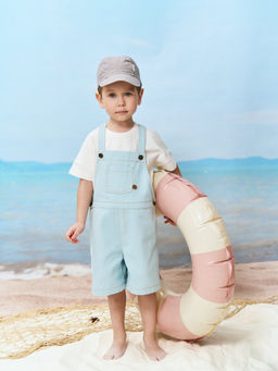 Полукомбинезон Летний джинс 0+ - Bungly фото 2