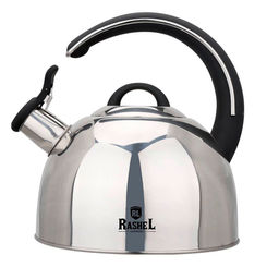 Чайник из нержавеющей стали 3 л со свистком (М-7180) /Rashel/