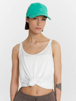 Бейсболка женская зеленая с вышивкой - Mark formelle фото 7