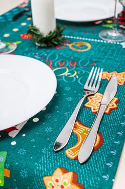 Дорожка на стол из рогожки 145x45 Happy Fox Home  фото 21