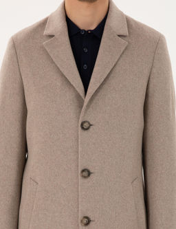 Bej Ex. Slim Fit Ka_e Kaban - Pierre cardin фото 7