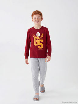 Galatasaray Bask?l? Erkek ?ocuk Pijama Tak?m