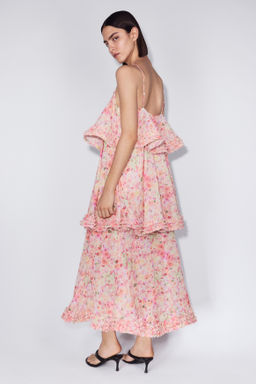 Vestido escalonado de volantes - H&m фото 6