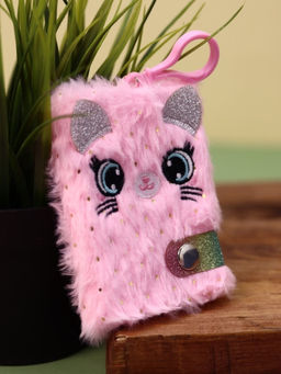 Блокнот плюшевый Cat, gently pink - I likegift фото 7