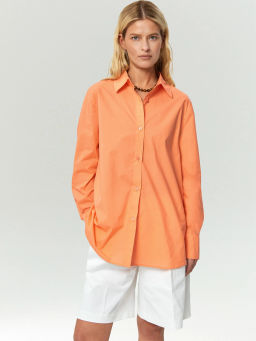 Рубашка из 100% хлопка, B3085/nectarine