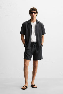 GEOMETRIC JACQUARD BERMUDA SHORTS