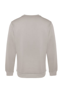 Gri Regular/Normal Kesim Ici Polar/S?cak Tutan Yaz? Bask?l? Sweatshirt TMNAW24SW00183 - Trendyolmilla фото 7