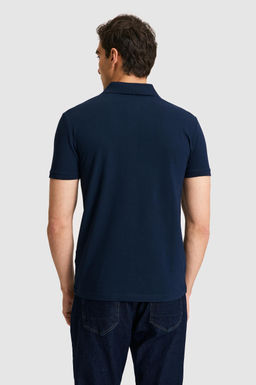 Erkek Slim Fit Polo Yaka Lacivert Basic Ti__rt - U.s. polo assn фото 5